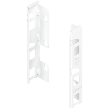 Uchwyt drewnianej ścianki tylnej LEGRABOX, wys. K (144 mm), prawy+lewy