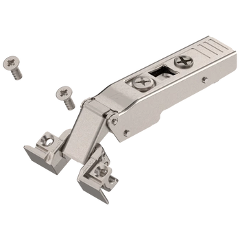 CLIP top zawias do ram alumin. 120°，Drzwi nakładane, bez sprężyny, puszka: na wkręty