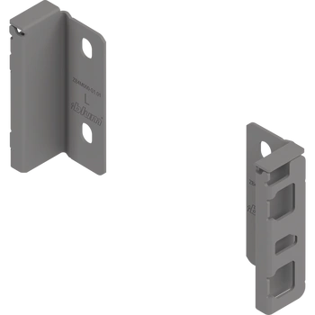 Uchwyt drewnianej ścianki tylnej MERIVOBOX, wys. M (108 mm), prawy+lewy