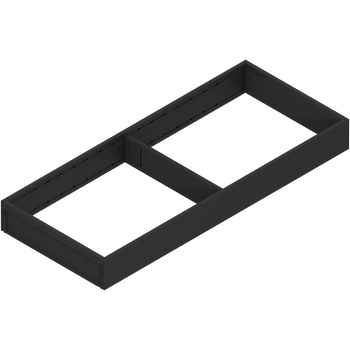 AMBIA-LINE  ramki do szuflady standardowej, do LEGRABOX/MERIVOBOX, stal, dł.=500 mm, szerokość=200 mm