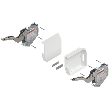 AVENTOS HK-S do małych frontów uchylnych, siłownik (zestaw), współczynnik mocy=220-500 przy 2 szt., na wkręty