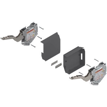 AVENTOS HK-S do małych frontów uchylnych, siłownik (zestaw), współczynnik mocy=960-2215 przy 2 szt., na wkręty