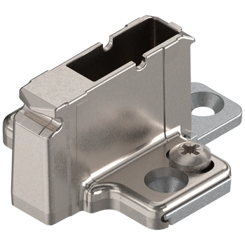 CLIP prowadnik, krzyżakowy, 18 mm, Cynk, na wkręty do płyty wiórowej