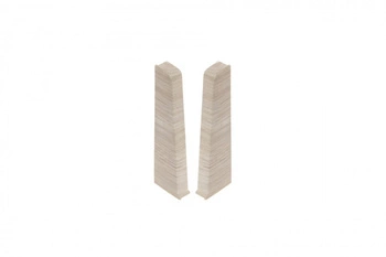 Zaślepki para do listwy przypodłogowej Hi Line 23,4x75mm 1kpl=2szt(L+P) Cezar Sosna Sieviernaja Matowe