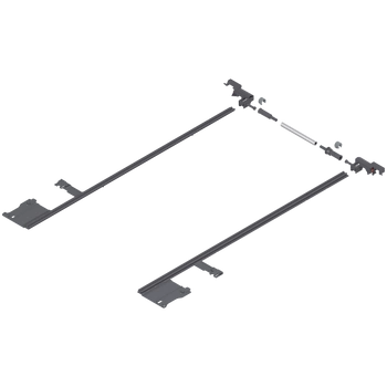 LEGRABOX Stabilizacja boczna, dł.=650 mm, KB=1400 mm, pełen wysuw, do przycięcia