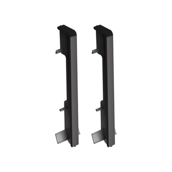 Łącznik listwy do listwy przypodłogowej MASTERLINE 13x80mm 1kpl=2szt Cezar Czarny RAL9005 Matowe