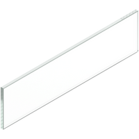 MERIVOBOX element dekoracyjny - bok, wysokość E (95 mm), dł.=450 mm, Szkło