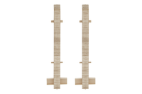 Łącznik listwy do listwy przypodłogowej MASTERLINE 13x80mm 1kpl=2szt Cezar Copper wood Matowe